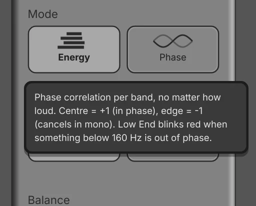 An explanation box below the Phase button.